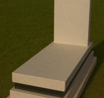 בזיכרון - מצבה בודדת פלטינום